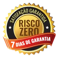 Satisfação garantida — risco zero — 7 dias de garantia
